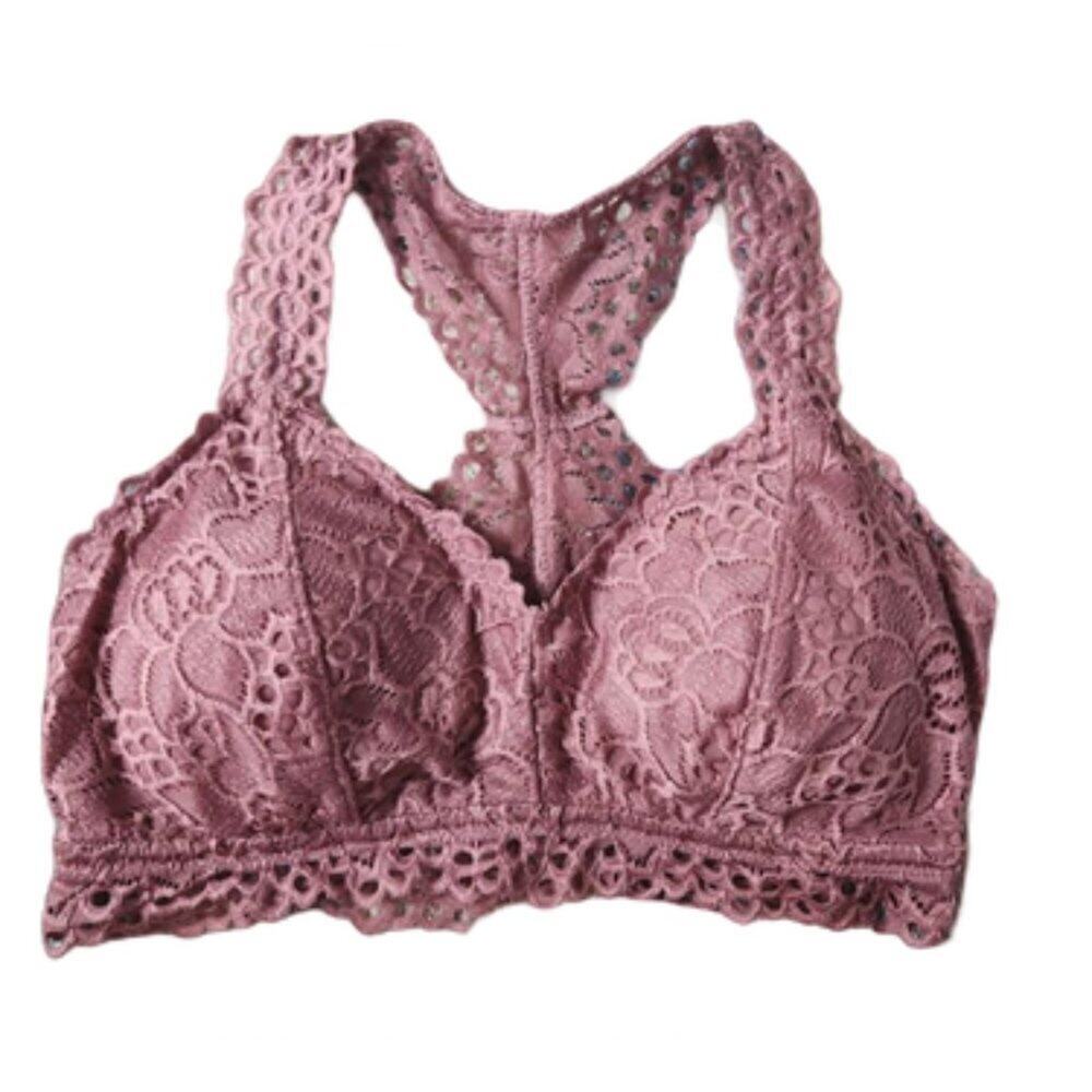 Maurices Eyelet Racerback Bralette || Medium EUC